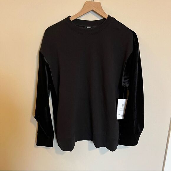 Athleta Retroplush Velvet Crewneck Sweatshirt - Picture 6 of 16